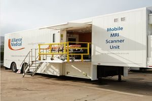 mobile healthcare MRI scanner