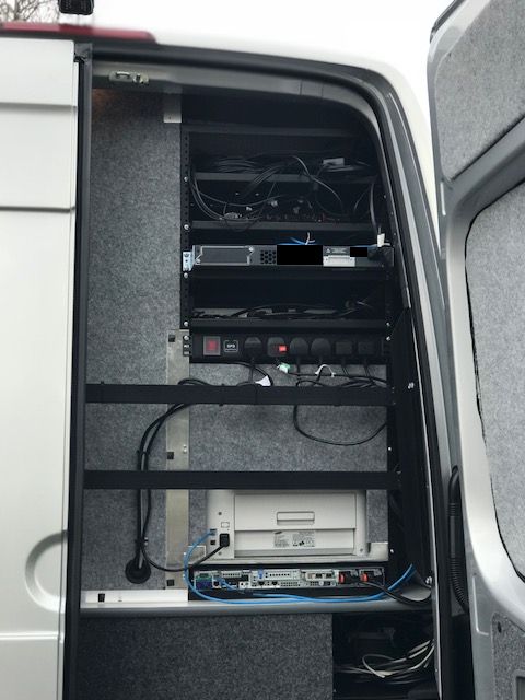 Resilient mobile communications for UK police van